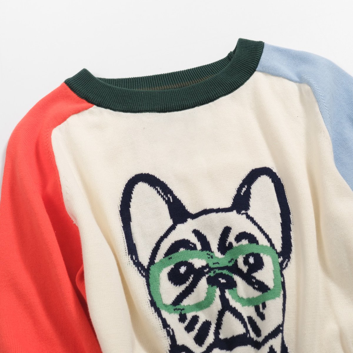 OXKnitstore's tweet image. Add a playful touch to your wardrobe with our French Bulldog sweater! 🐶 With a fun design featuring colorful sleeves and a quirky dog print, it&apos;s the perfect casual piece for any day. 
🔗 SKU: OXA699 
#FrenchBulldogStyle #FunFashion #ColorfulDesign #OOTD #CasualVibes