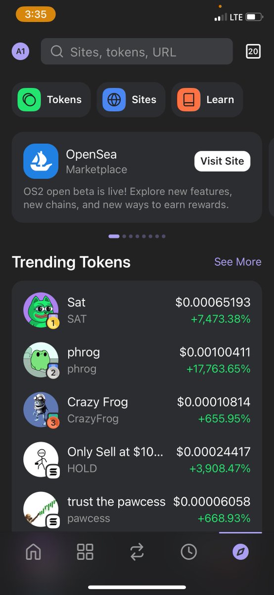 Just took the #1 spot on <a href="/phantom/">Phantom</a> 🚀

And we’re just getting started. $SAT <a href="/SAT_CTO/">SAT-CTO</a> is here to stay. 

CA:

J8A3ySxv6a8Fy1usD3kjznc2ySQMze3nsRngr7Xvpump