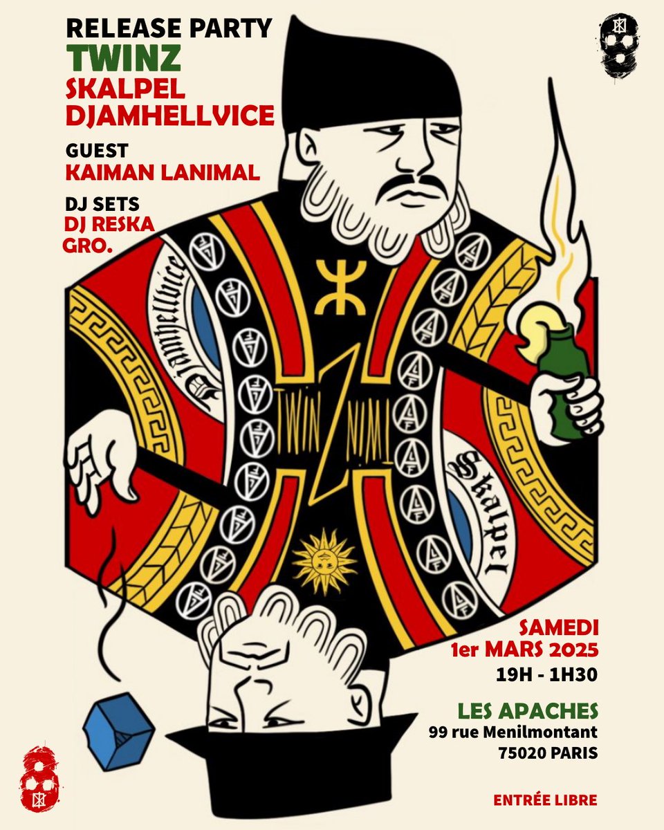 Samedi 1er Mars - Paris #Twinz