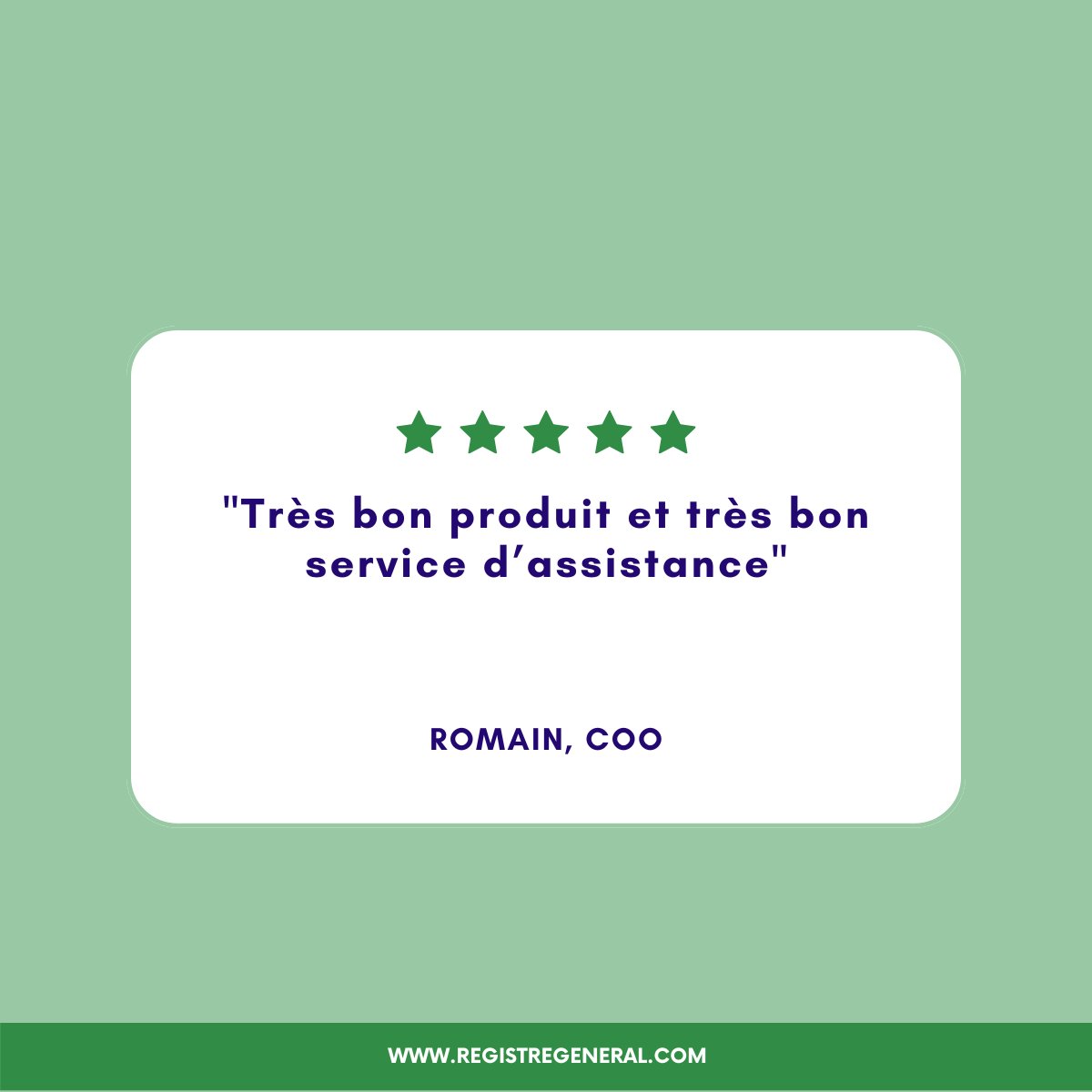 Chez Registre Général, on simplifie la gestion de vos #registres avec une expérience fluide et un #SAV ultra-réactif ✅
⏳ DJ, mandataires, dirigeants : on sait que vos délais sont serrés, alors on est là pour vous accompagner au mieux !