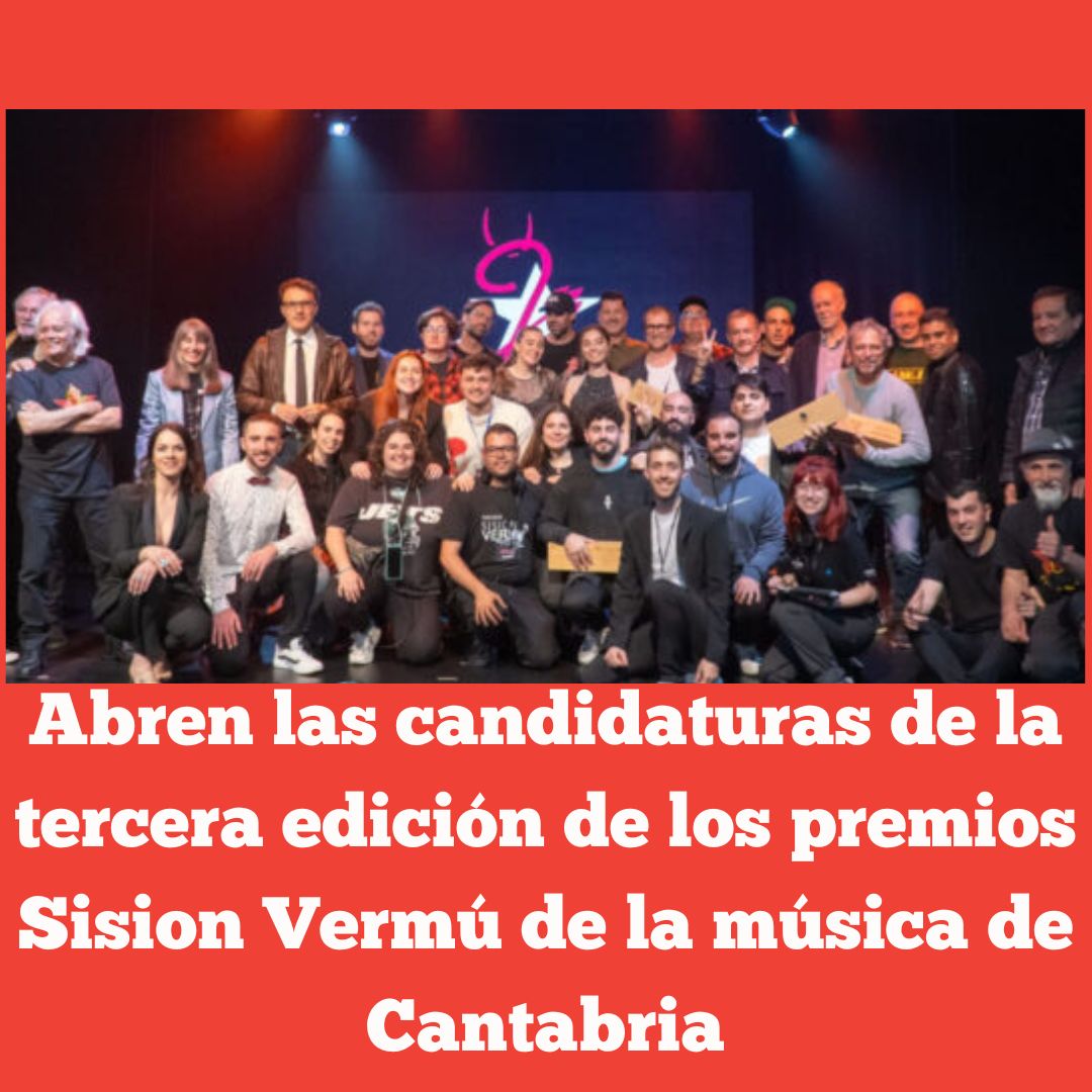 Abren las candidaturas de la tercera edición de los premios <a href="/SisionVermu/">Sisión Vermú</a> de la música de Cantabria
elfaradio.com/2025/02/17/abr…
#Creadores #SisiónVermú #Música #Cantabria