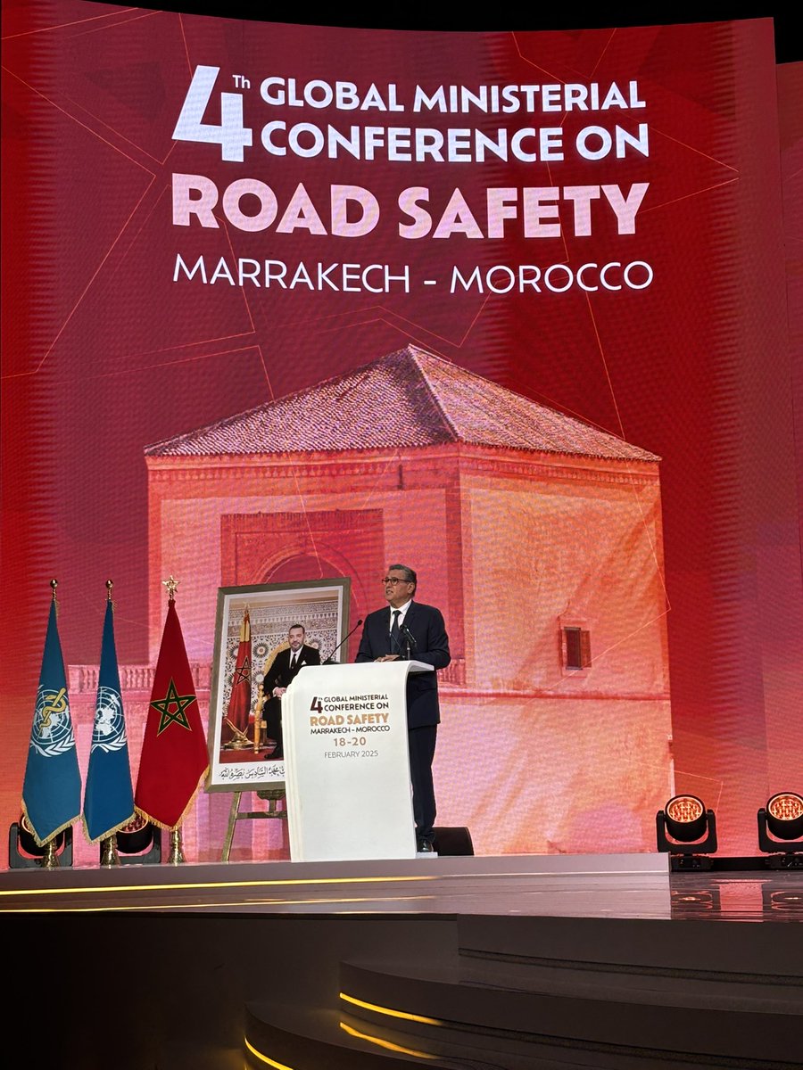 Head of Morrocan Government kicks off 4th Global Ministerial Conference on Road Safety will a powerful call to action