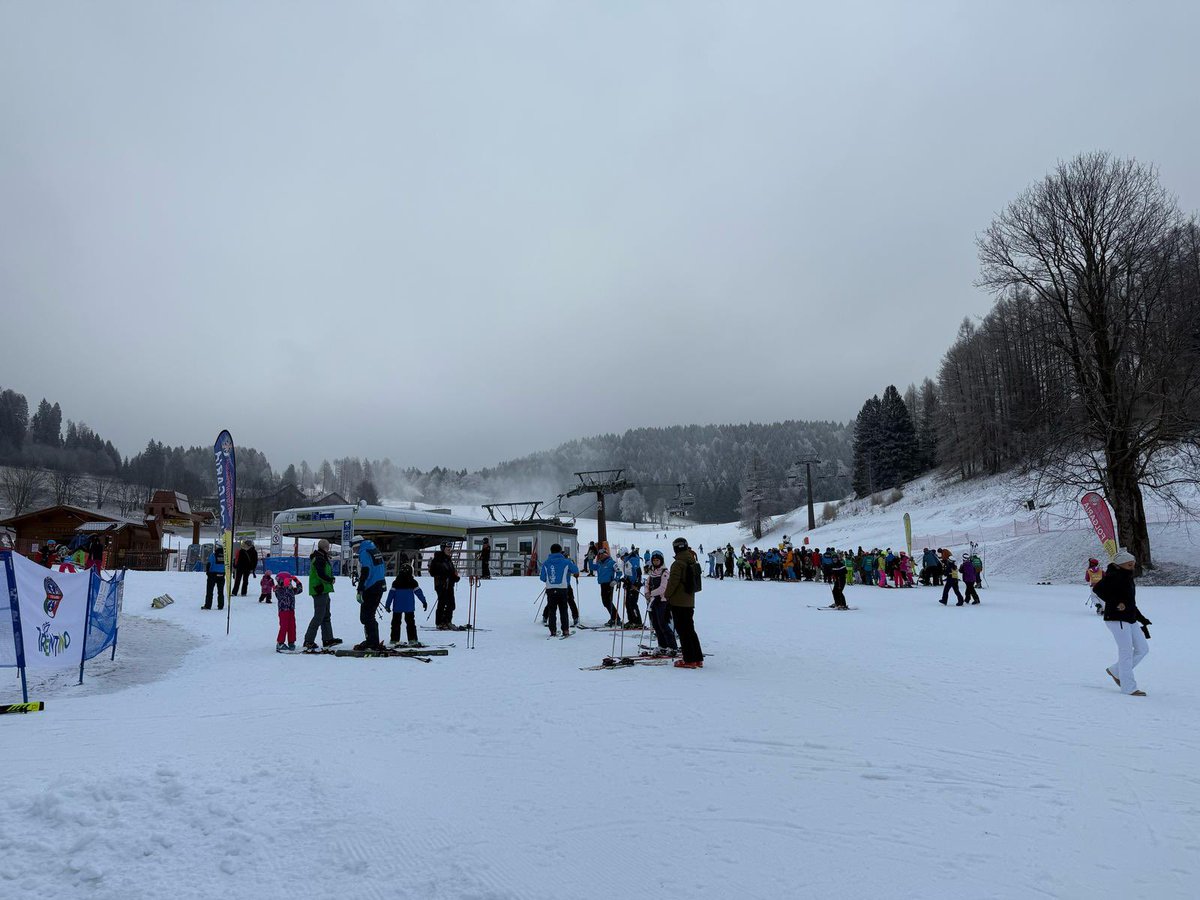 Up and out ready for Day 2. #folgaria2025