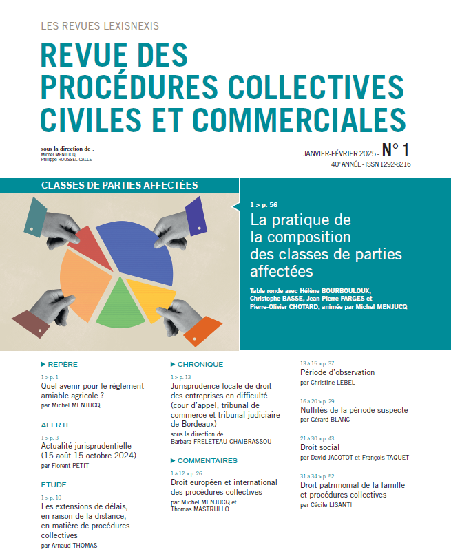 #RPC
📢#Revuedesprocédurescollectives n° 1 est disponible en ligne sur #Lexis360Intelligence↩️

lexis360intelligence.fr/revues/Revue_d…
 
La rédaction remercie tous les auteurs pour leurs contributions.