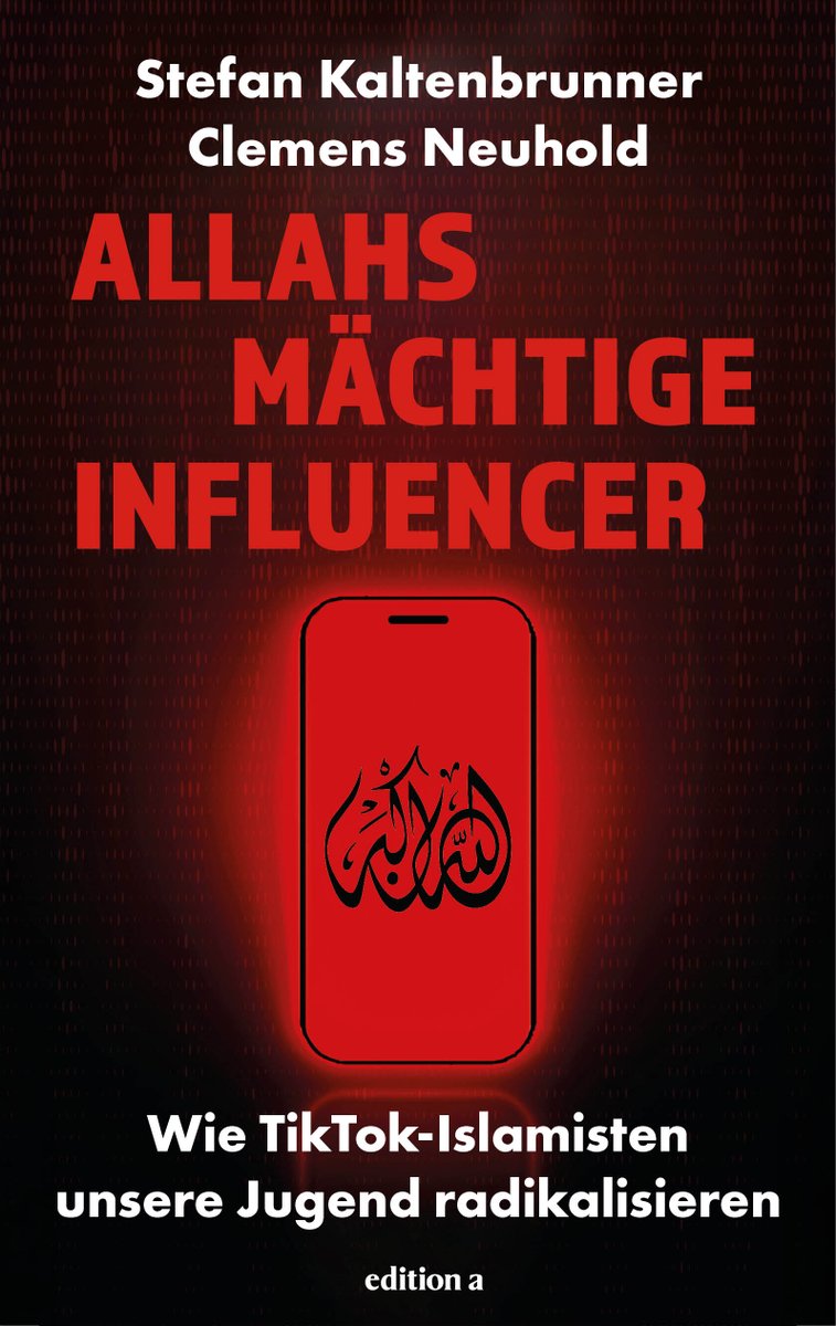 Stefan Kaltenbrunner (@skaltenbrunner) on Twitter photo Gemeinsam mit <a href="/neuholder/">Clemens Neuhold</a> habe ich das Buch zum aktuellen Thema geschrieben. Wir sind dafür nicht nur tief in die islamistischen Parallelwelten auf TikTok & Co. eingetaucht, sondern zeigen, wie die Bedrohung durch radikale Online-Prediger weit über den Terror hinausgeht. Ab März. Gemeinsam mit <a href="/neuholder/">Clemens Neuhold</a> habe ich das Buch zum aktuellen Thema geschrieben. Wir sind dafür nicht nur tief in die islamistischen Parallelwelten auf TikTok & Co. eingetaucht, sondern zeigen, wie die Bedrohung durch radikale Online-Prediger weit über den Terror hinausgeht. Ab März.