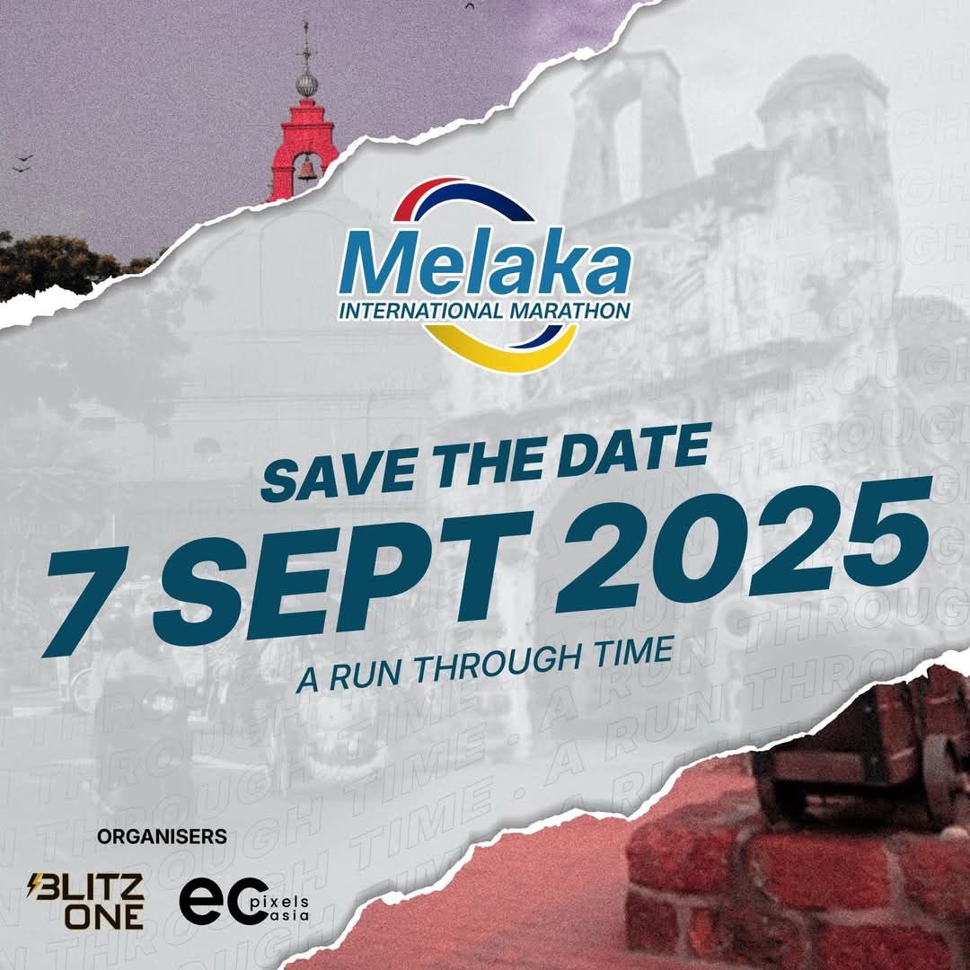 Melaka International Marathon 2025.
Save the date.