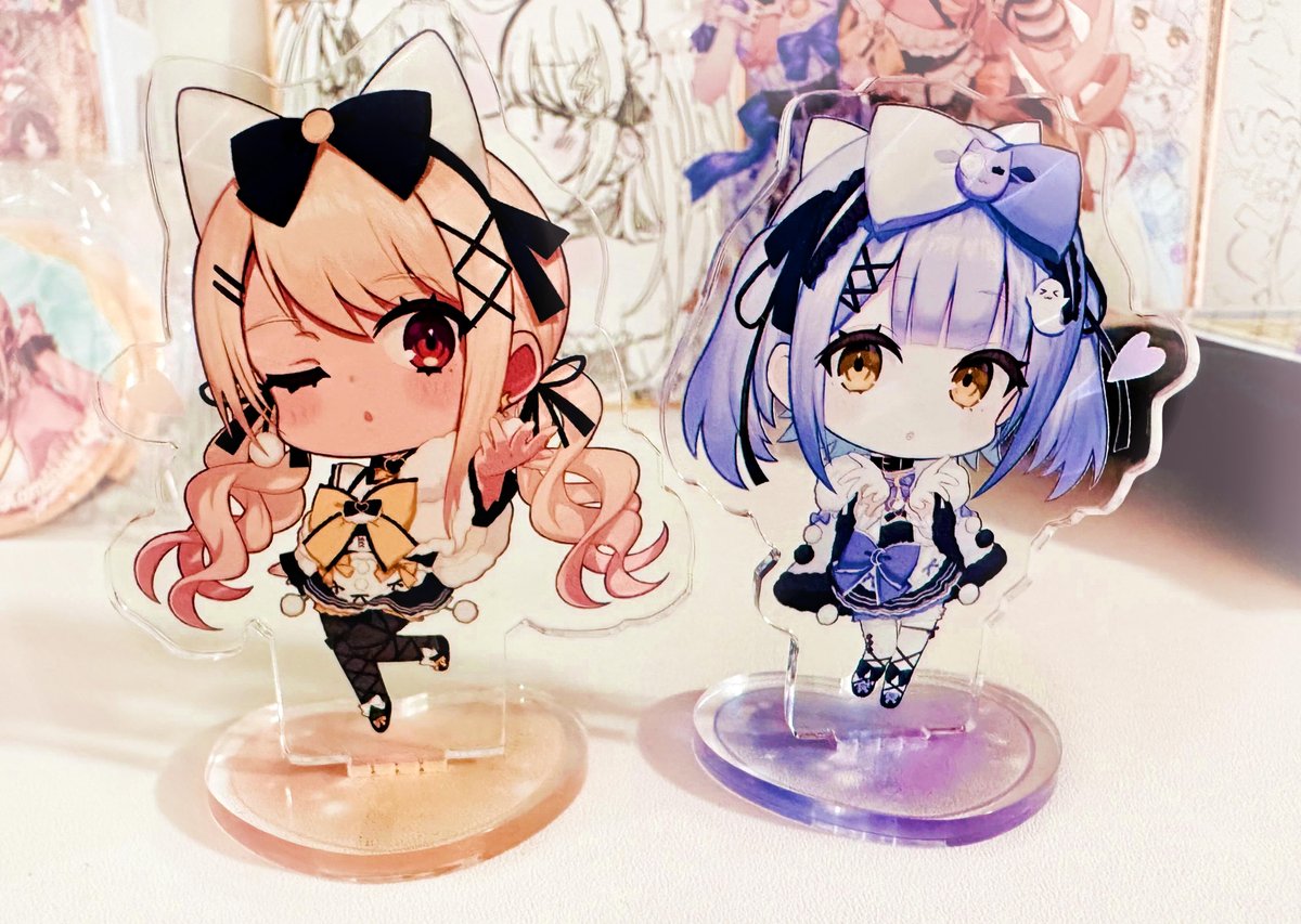 初めてのSDデフォルメアクスタ届いた～!
ちんまりしてて可愛い～～～～!!!🥰💛💜 