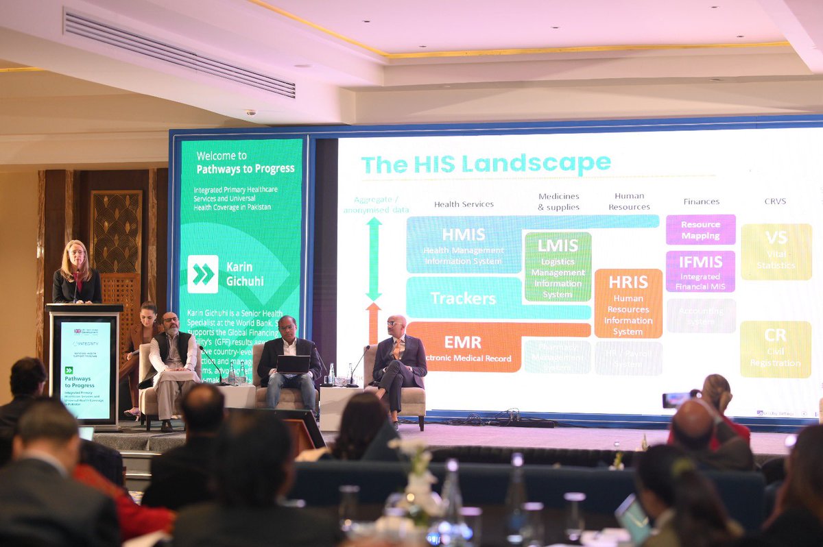 E4HProgramme's tweet image. In Pakistan, health data can transform decision-making, yet challenges exist. The #PathwaysToProgressLearningEvent showcased HMIS innovations from Punjab, Sindh &amp;amp; KP to drive policy &amp;amp; service improvements through system integration, data-driven planning &amp;amp; monitoring.