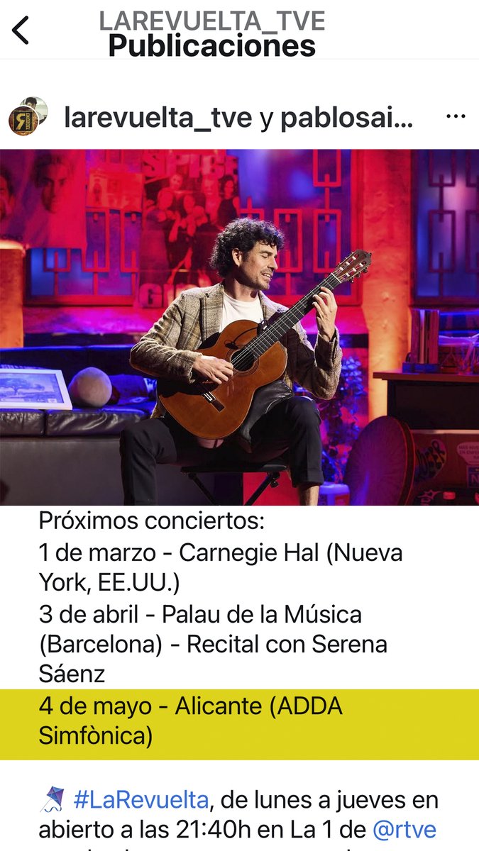 ADDAsimfònicaAlc (@addasimfonica) on Twitter photo Os dejamos una imagen de la maravillosa entrevista que hizo anoche <a href="/PVillegasGuitar/">Pablo Sáinz-Villegas</a> en la que menciona su gira con la que compartiremos el estreno del nuevo concierto de Arturo Márquez 😍 acortar.link/GTecyO 👈 Os dejamos una imagen de la maravillosa entrevista que hizo anoche <a href="/PVillegasGuitar/">Pablo Sáinz-Villegas</a> en la que menciona su gira con la que compartiremos el estreno del nuevo concierto de Arturo Márquez 😍 acortar.link/GTecyO 👈