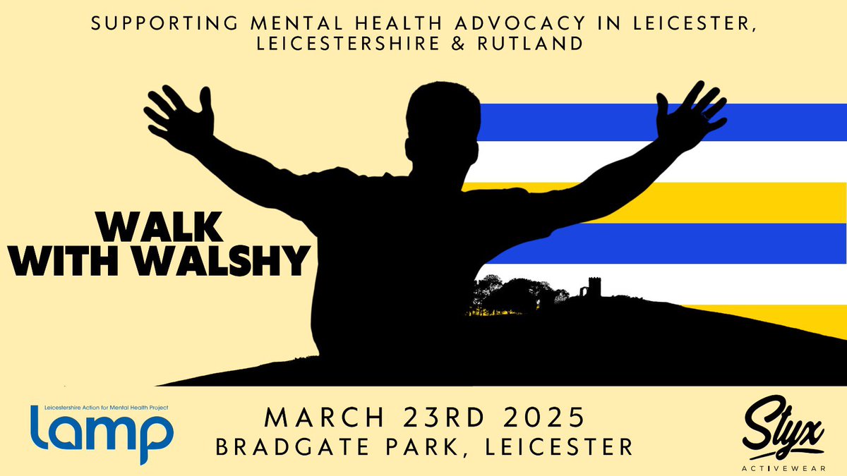 Lamp (@lampcharity_) on Twitter photo 🦊 Walk with #LCFC legend <a href="/SteveWalsh5/">Steve Walsh 💙</a> RETURNS!
📆 March 23rd 2025
⏰ 9am (Meet 8:45am)
📍 Bradgate Park, Leicester
Supporting Mental Health Advocacy in Leicester, Leicestershire & Rutland.
Book now ⬇️
lampadvocacy.co.uk/walk-with-wals… 🦊 Walk with #LCFC legend <a href="/SteveWalsh5/">Steve Walsh 💙</a> RETURNS!
📆 March 23rd 2025
⏰ 9am (Meet 8:45am)
📍 Bradgate Park, Leicester
Supporting Mental Health Advocacy in Leicester, Leicestershire & Rutland.
Book now ⬇️
lampadvocacy.co.uk/walk-with-wals…