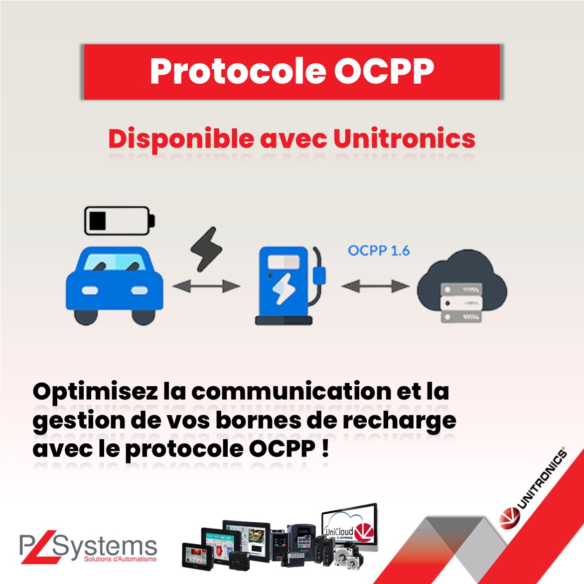 PLSystems's tweet photo. Dans un monde où la mobilité électrique explose, l’interopérabilité est clé !🔑C’est là qu’intervient le protocole OCPP (Open Charge Point Protocol), devenu la norme incontournable pour assurer une communication fluide entre bornes de recharge et plateformes de gestion. https://t.co/1zihf5xrbv