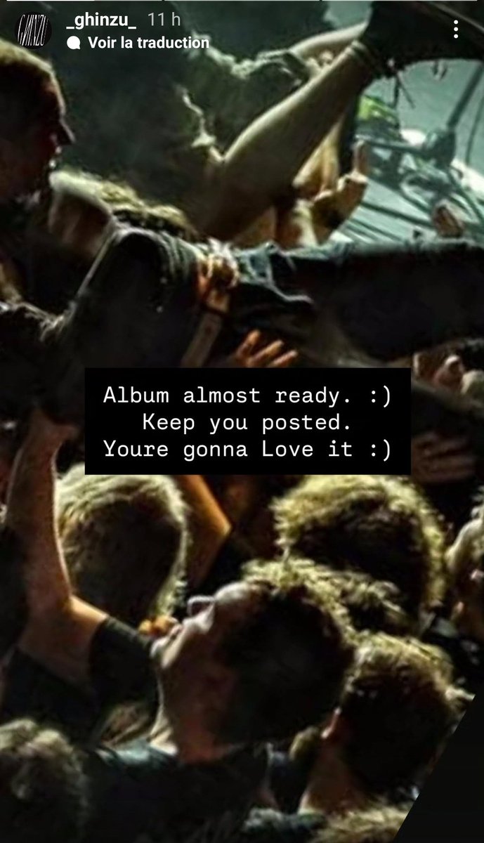 15 ans d'attente 
Ca y est il est bientôt là 
—
#Ghinzu