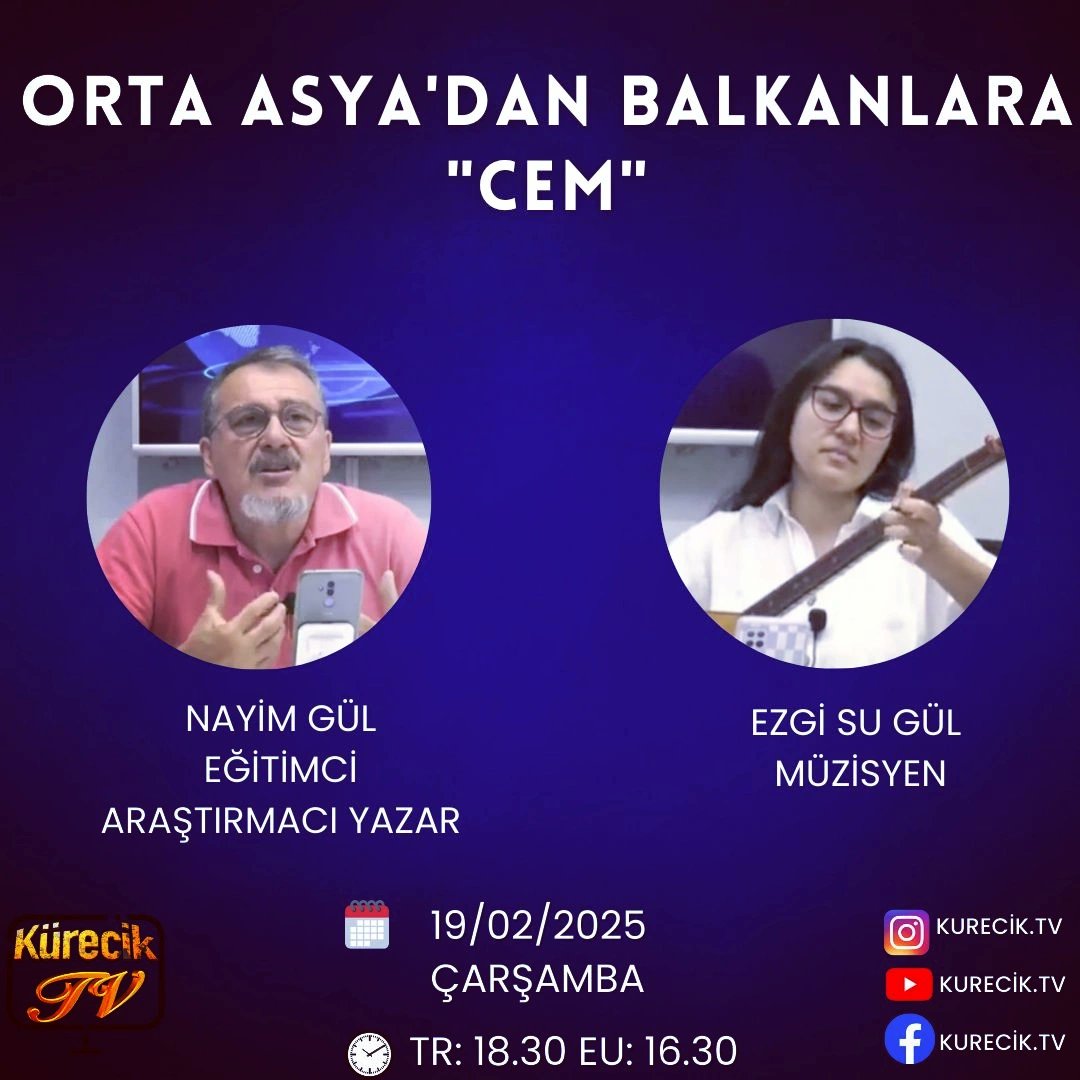 "CEM" olgusunun tarihsel derinliğini, sosyal, kültürel ve inançsal anlamını konuşacağız, bekleriz efenim..