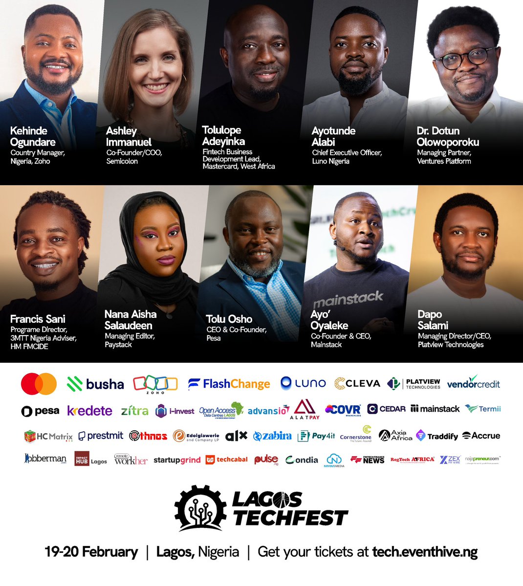 Get ready for the biggest tech event of the year #LagosTechFest, Feb 19-20, 2025! 
Hosted by @Afritechseries &amp; sponsored by <a href="/MastercardSSA/">Mastercard Africa</a>. 

Connect with industry leaders, discover opportunities, and drive innovation. 
Save the date! 

#LagosTechFest #Mastercard