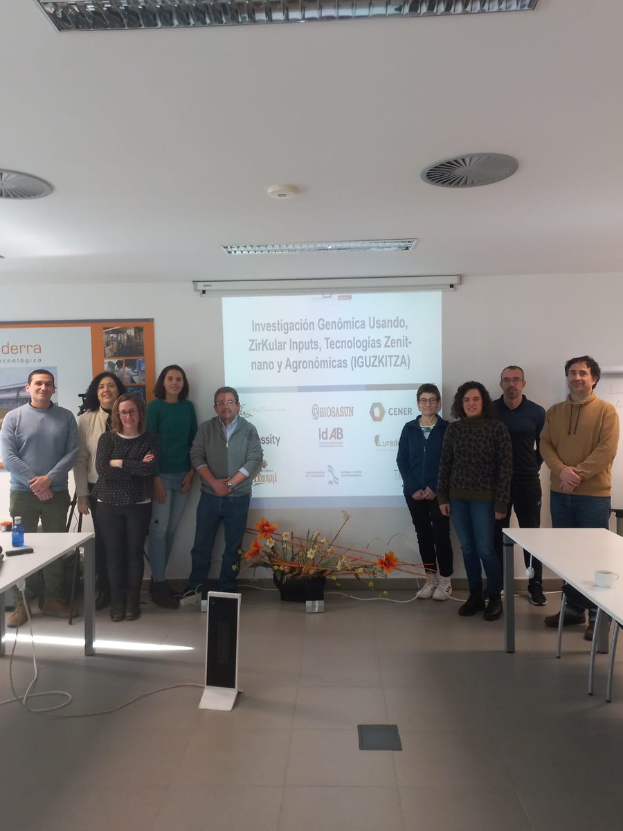 El jueves pasado celebramos la última reunión de del proyecto #IGUZKITZA, centrado en el impulso de la #economíacircular en Navarra en base al olivo y otros cultivos conexos.

#ThinkBigActNano