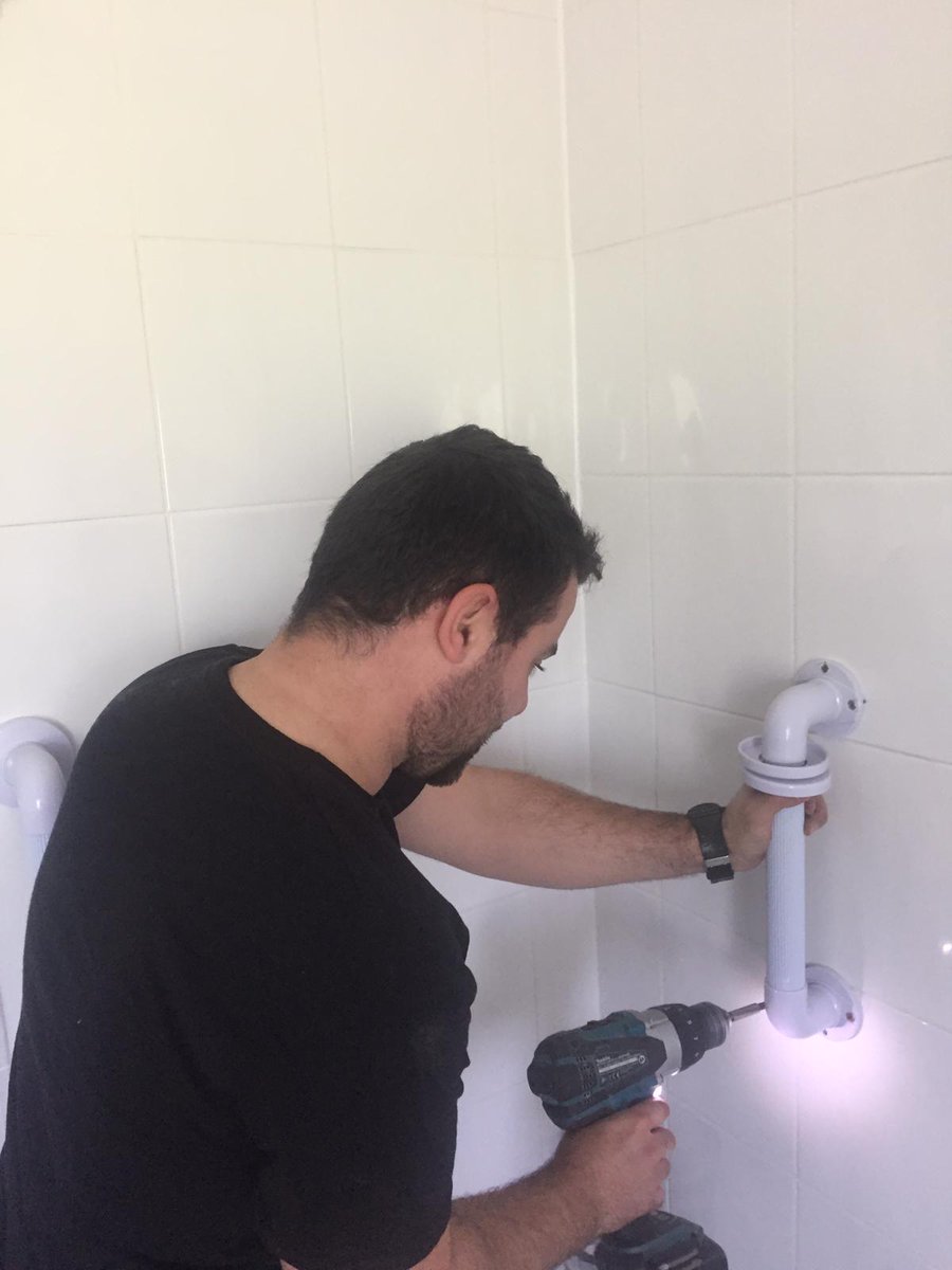 Our team are trained trusted assessors and can measure up for grabrails and other equipment that will reduce the risk of trips and falls #homesafety