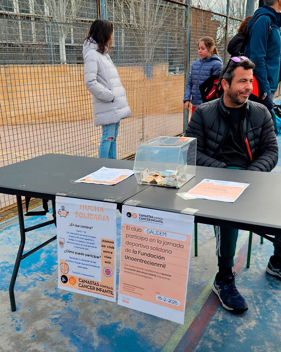 ColegioGaudem's tweet photo. 🧡🏀 Nuestro #ClubDeBaloncestoGaudem se unió a la iniciativa solidaria "Canastas contra el #CáncerInfantil".
Fue una jornada llena de deporte, compañerismo y #solidaridad, donde cada punto anotado sumó esperanza.
#ColegioGaudem > #UnProyectoSingular en #Madrid Barajas https://t.co/HX7uepj8Lg