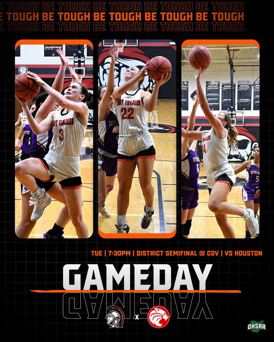 ITS GAMEDAY!!! 

Tickets can be purchased online OHSAA.org/tickets or with cash at the gate!

#BeTough