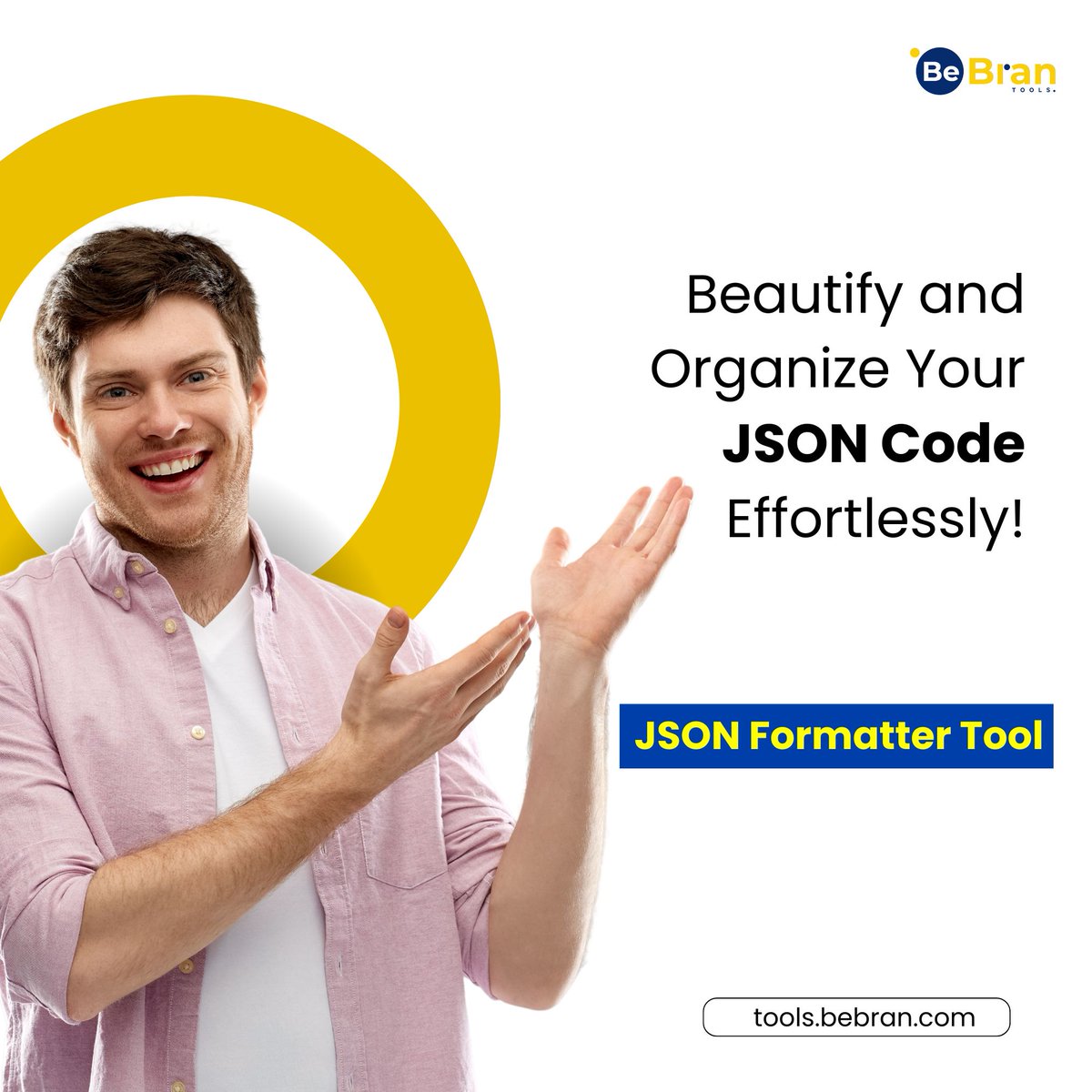 BebranTools's tweet image. ✨ Make your JSON code clean, readable, and organized in just one click! 🚀 Try the JSON Formatter Tool and simplify your workflow. 💻🔧 #JSONFormatter #CleanCode #DevTools