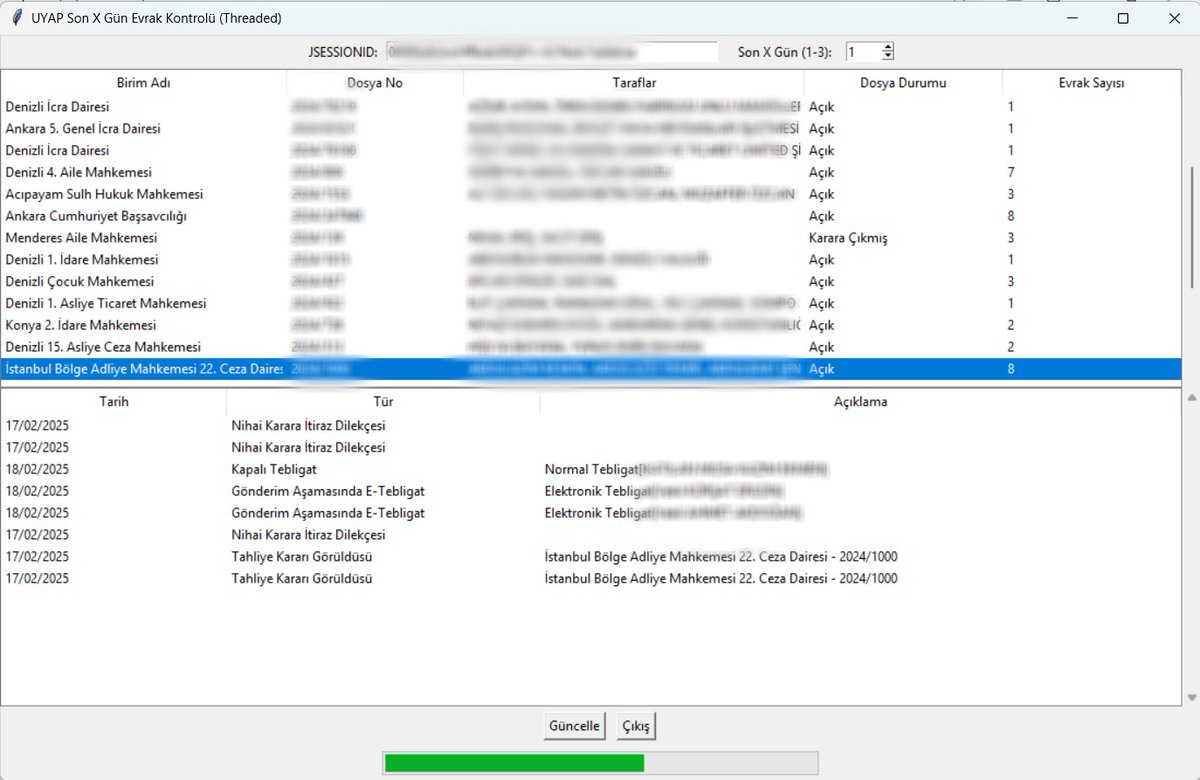 Siz hala UYAP dosya işlemlerini mi kullanıyorsunuz?

Günlük/saatlik olarak tüm dosyalara yüklenen yeni evrakları kontrol eden ve safahat sorgulayan UYAP Kontrolcüsü yakında yayında.

#UYAP #Safahat #Dosyaİşlemleri