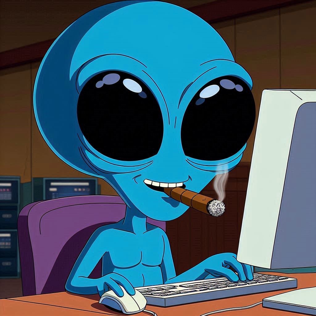 Remember earthlings, 

NEVER STOP CLICKING! 👽🛸🖖

#BLU #Base #Alien