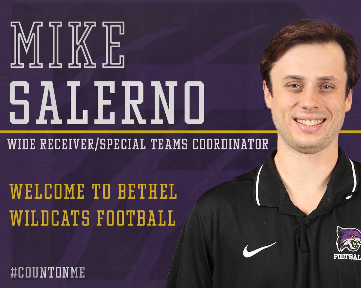 BU_FootballTN's tweet image. It's official! Please help us welcome Mike Salerno ( @CoachMSalerno ) as our new Wide Receivers Coach and Special Teams Coordinator!  #FastestShowOnTurf #CountOnMe