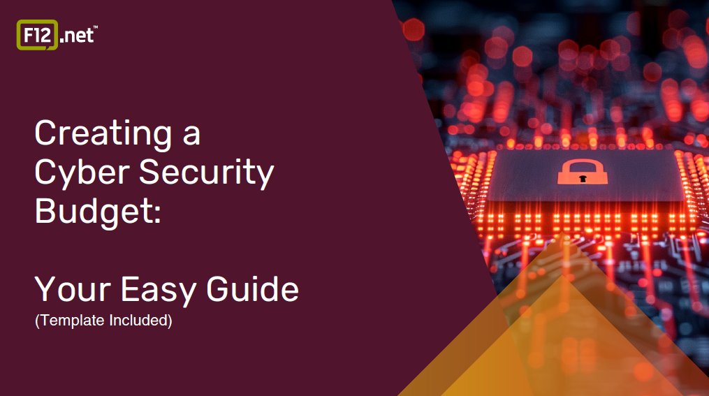 F12Net's tweet image. Tired of guesswork in IT spending? 

Learn how to allocate resources effectively with F12’s comprehensive guide to creating a smart cyber budget. ow.ly/Rtgp50UUafs

 #ITSpending #CyberBudget #TechFinance #ITManagement #ITStrategy