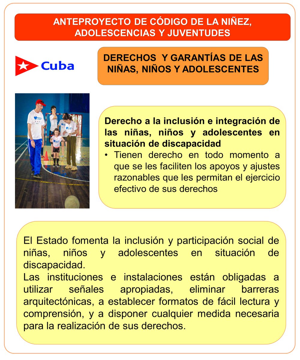¿Consideras que los derechos y garantías que se establecen en el anteproyecto de código para las niñas, niños, adolescentes y jóvenes les proporcionan mayor protección e inclusión social? Tomamos en consideración todas las opiniones. Accede al sitio: mined.gob.cu