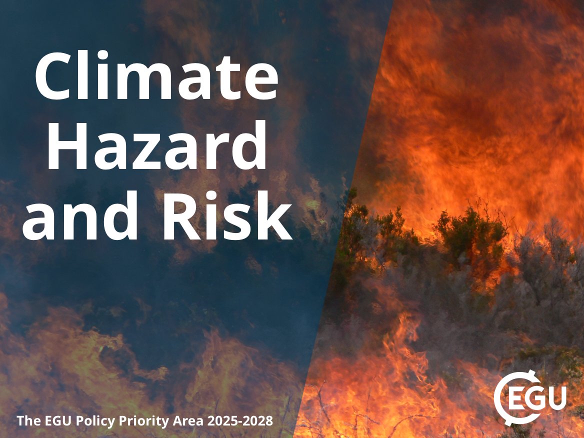 Want to have a direct impact on a crucial area of European policy? Apply to join EGU's Climate Hazard and Risk Task Force by 31 March &amp; help provide critical information to policymakers about relevant geoscience research. #SciPol #climatehazard

Read more: egu.eu/733A5S/