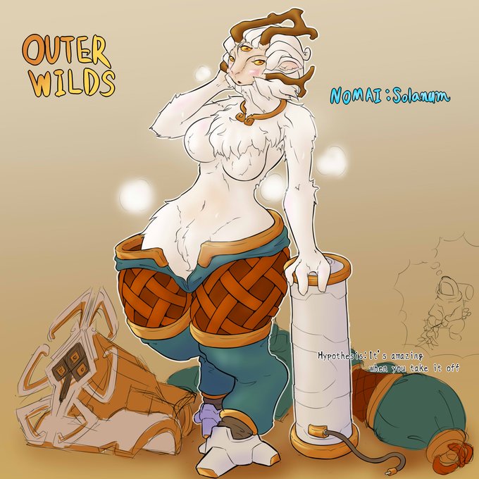 仮説:脱いだらすごい
#アウターワイルズ #OuterWilds 