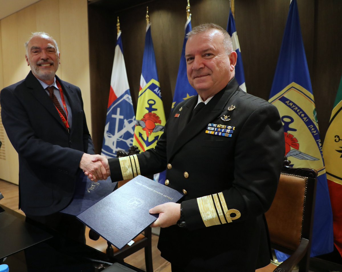 🗓️ 17 Φεβρουαρίου 2025

Υπογραφή Μνημονίου Συνεργασίας #ΓΕΕΘΑ και
του Ιδρύματος Αικατερίνης Λασκαρίδη

Ανακοίνωση Τύπου ➡️ geetha.mil.gr/ypografi-mnimo…

#HNDGS #ΕΔ 

<a href="/Hellenic_MOD/">Υπουργείο Εθνικής Άμυνας</a> <a href="/HAspokesman/">Γενικό Επιτελείο Στρατού-Hellenic Army Gen. Staff</a> <a href="/NavyGR/">Πολεμικό Ναυτικό</a> <a href="/HAFspokesperson/">Hellenic Air Force</a> <a href="/LaskaridisFound/">Ίδρυμα Αικατερίνης Λασκαρίδη</a> #ΔΕΠ