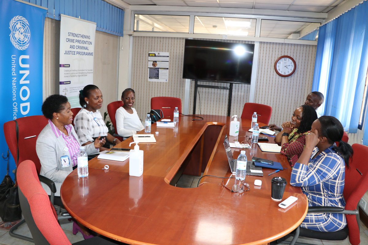 UNODCEastAfrica's tweet photo. Productive meeting with @innojusticeEA today, exploring partnerships to advance justice in Uganda. Together, we're looking at innovative ways to make justice more accessible and effective for everyone. 🫱🏾‍🫲🏾🇺🇬 https://t.co/f5yF96pzKt
