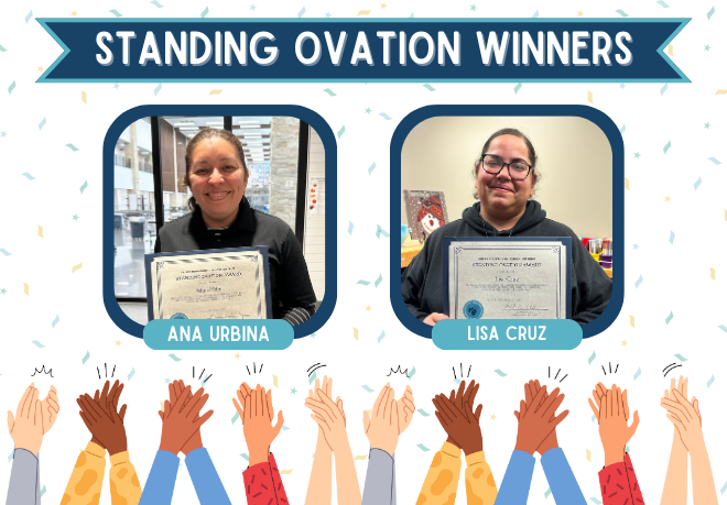 Frisco ISD is excited to celebrate Ana Urbina from @pchsfrisco and Lisa Cruz from @semelementary as the latest recipients of the District's Standing Ovation Award!

Details: ow.ly/tnoX50V0l9i