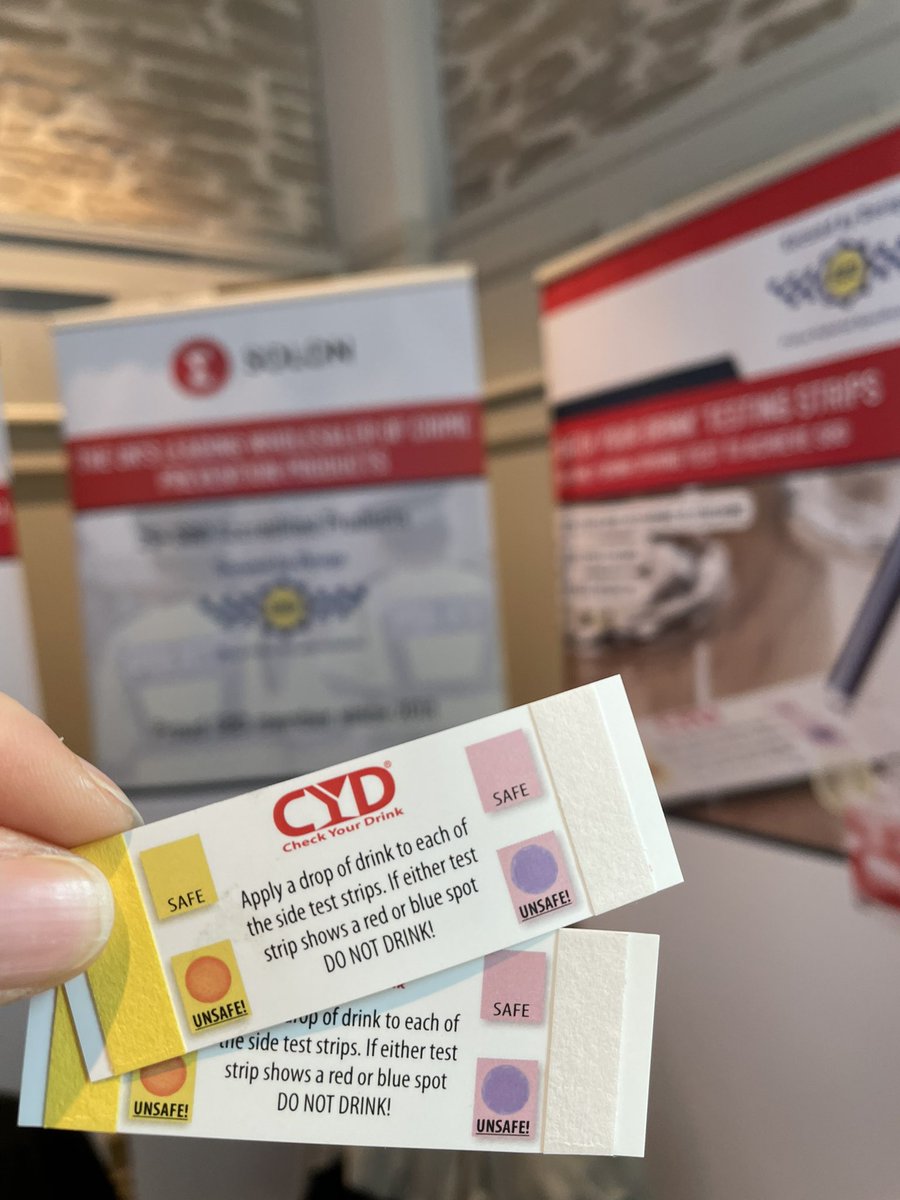 Secured by Design (@securedbydesign) on Twitter photo Reducing the threat of drink spiking - <a href="/SolonSecurity/">Solon Security</a> launch another market first at SBD ATLAS conference with Check Your Drink testing strips
Read more: bit.ly/4k6s81R
#drinkspiking #checkyourdrink #CYD #solonsecurity Reducing the threat of drink spiking - <a href="/SolonSecurity/">Solon Security</a> launch another market first at SBD ATLAS conference with Check Your Drink testing strips
Read more: bit.ly/4k6s81R
#drinkspiking #checkyourdrink #CYD #solonsecurity