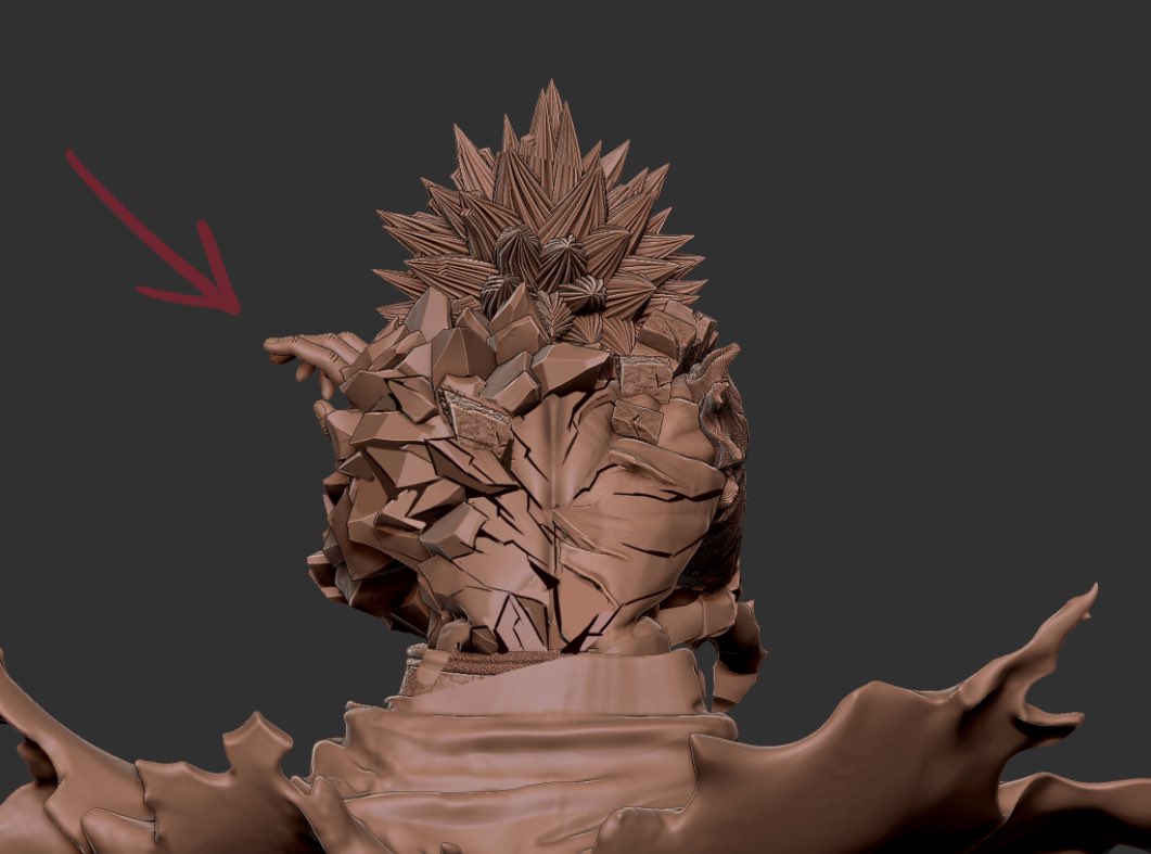 Weare A Design Eijiro Kirishima had designed and in 3D progress.

#MyHeroAcadamia #mha #eijirokirishima #gkstatue #figure #anime