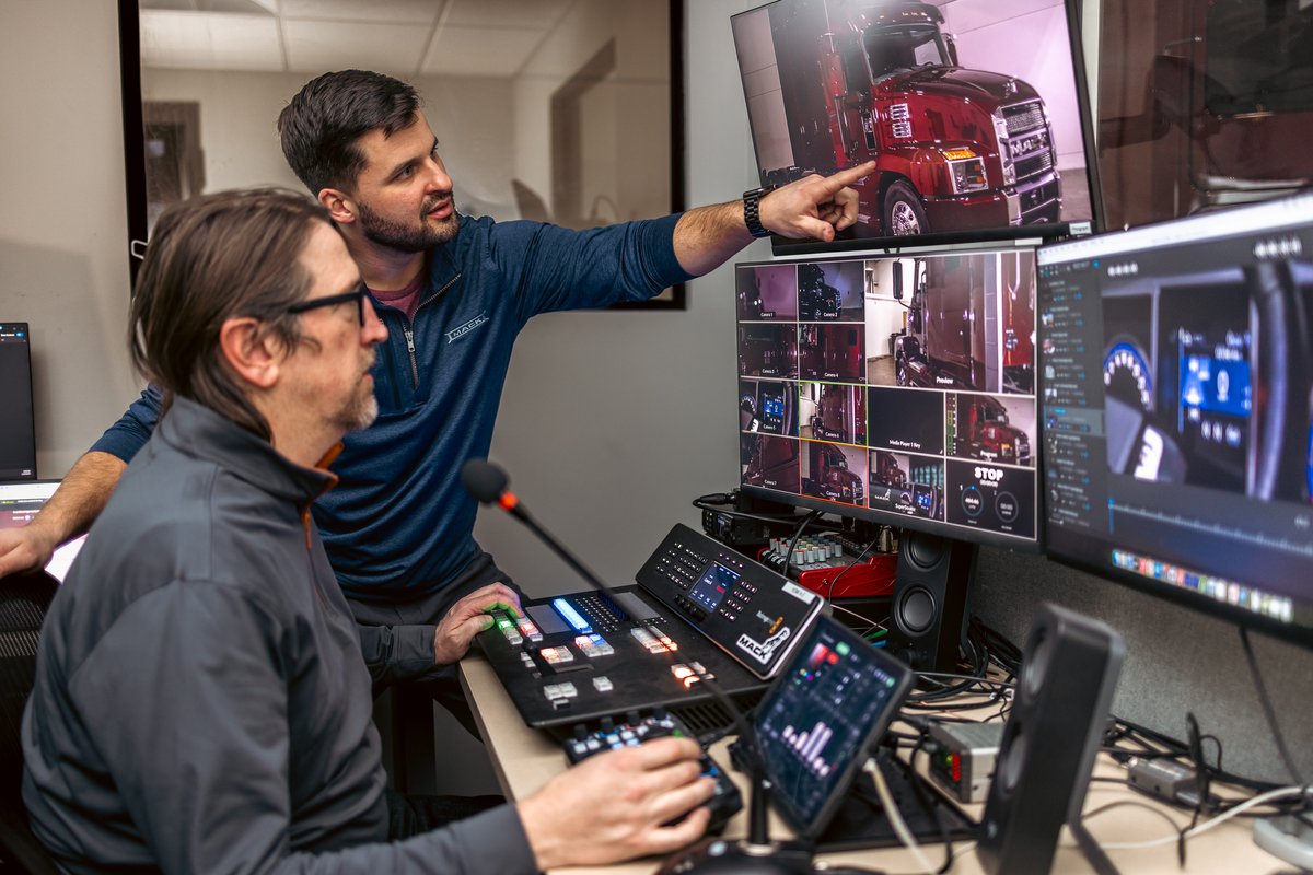 Meet the creative force behind <a href="/MackTrucks/">Mack Trucks</a> innovative Live Truck Tours! Marine veteran Carson Ketrow leads our content studio, bringing trucks to life through virtual experiences that our competitors can't match. #WeAreVolvoGroup