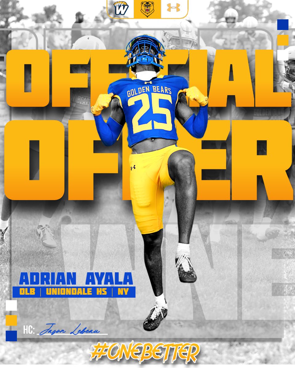 After visiting and talking to the coaches I’m blessed to receive an offer from Western New England University. #AGTG #BlessedAndGrateful <a href="/Coach_Lebeau/">Jason Lebeau</a> <a href="/CoachForcucci/">Frank Forcucci</a> <a href="/coach_cdunn/">Coach Connor Dunn</a> <a href="/WNEFB/">WNE Football</a> <a href="/CoachPayne99/">Coach Payne, ISSA CPT</a>