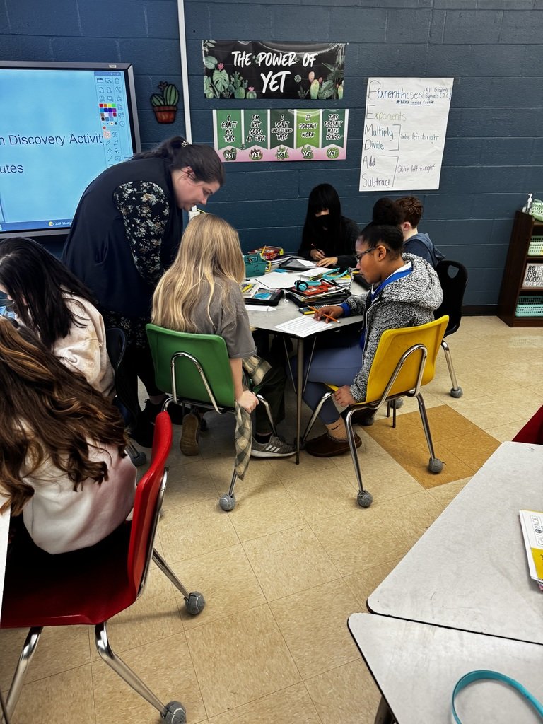 AthensCitySch's tweet photo. Studying parallelograms in sixth-grade Math with Ms. Peters! #ExcellenceIs https://t.co/83CDM9KMC3