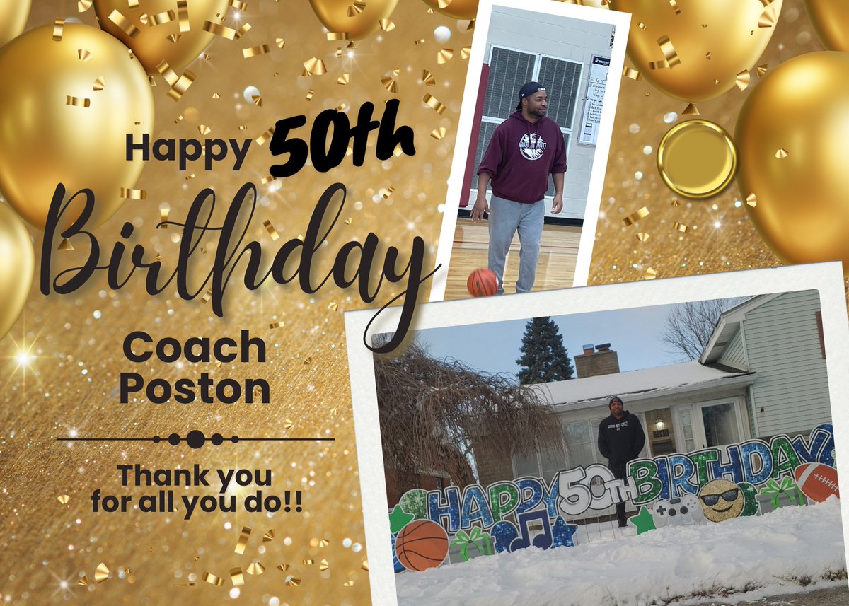Have a great day Coach!! 🎉🎂