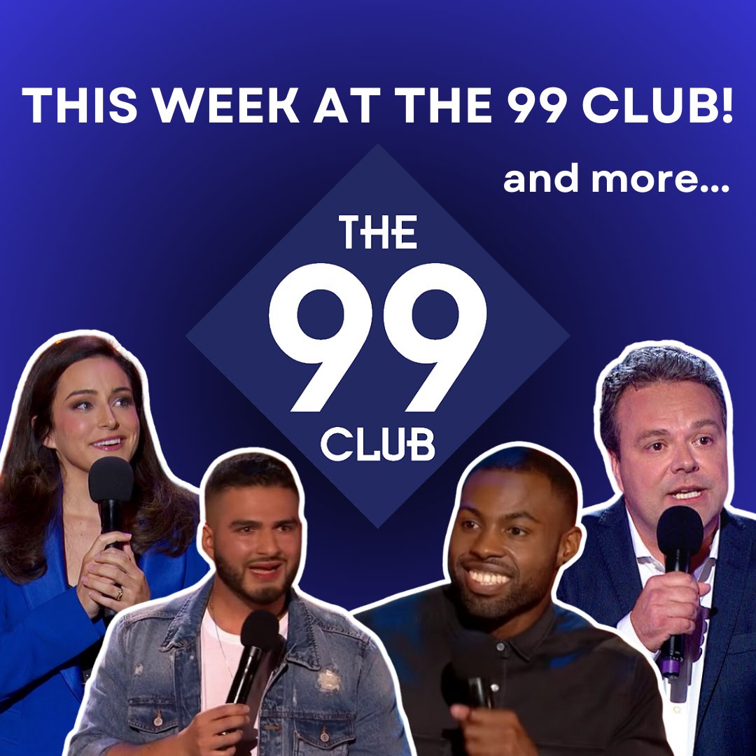 Need a pick-me-up this week? Come on down to The 99 Club, when we'll see appearances from Janine Harouni, Kae Kurd, Darren Harriott and Hal Cruttenden, to name a few! 🎤👏

Shows every night from Tuesday - Sunday, head to the link in our bio for full details! 🎟️