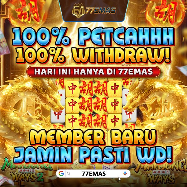 🐉𝐉𝐨𝐢𝐧 𝐍𝐨𝐰 ! 👇👇👇
&gt; Ketik di Google : 77EMAS
💚wa.me:+6281999588178
&gt; Link Alternatif :  linktr.ee/77emaslagi
.
.
.
.
.
.
.
.
.
.
#situsgacor
#situsslotterpercaya
#situsslot
#77emasindo
#situsterpercaya
#situsslotgacorhariini
#gacor
#77emas
#bonusslo
