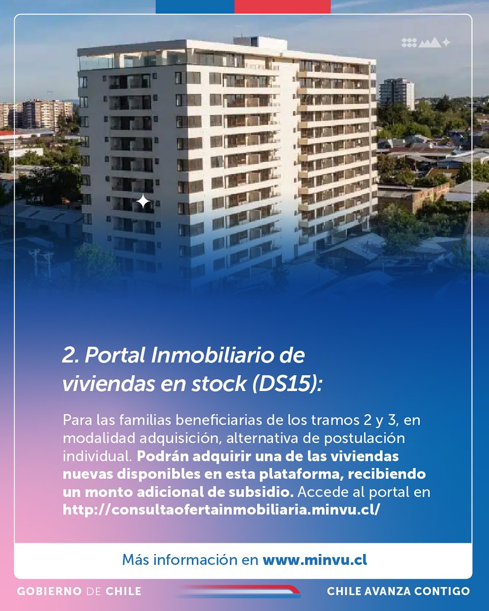 ¡Recibí mi subsidio! ¿Qué hago ahora? 🤔 
Si fuiste beneficiada o beneficiado del Programa para Sectores Medios (#DS1) 
hoy te contamos dos formas de aplicar tu subsidio ✌️

Además de estas dos alternativas, también puedes acceder a la compra de una vivienda usada 🏘️🔑