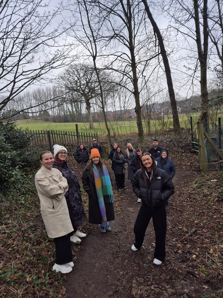 KatieEMHP's tweet photo. Last week #BuryMHST had their second away day as a team focusing on: 
- Creative Ways of Working 
- Team bonding 
As a mostly remote team it's not often we get to spend time all together and share our wonderful ideas. 
We also had a team wellbeing walk! @PennineCareNHS @AbbieEMHP https://t.co/DepuFugnxd