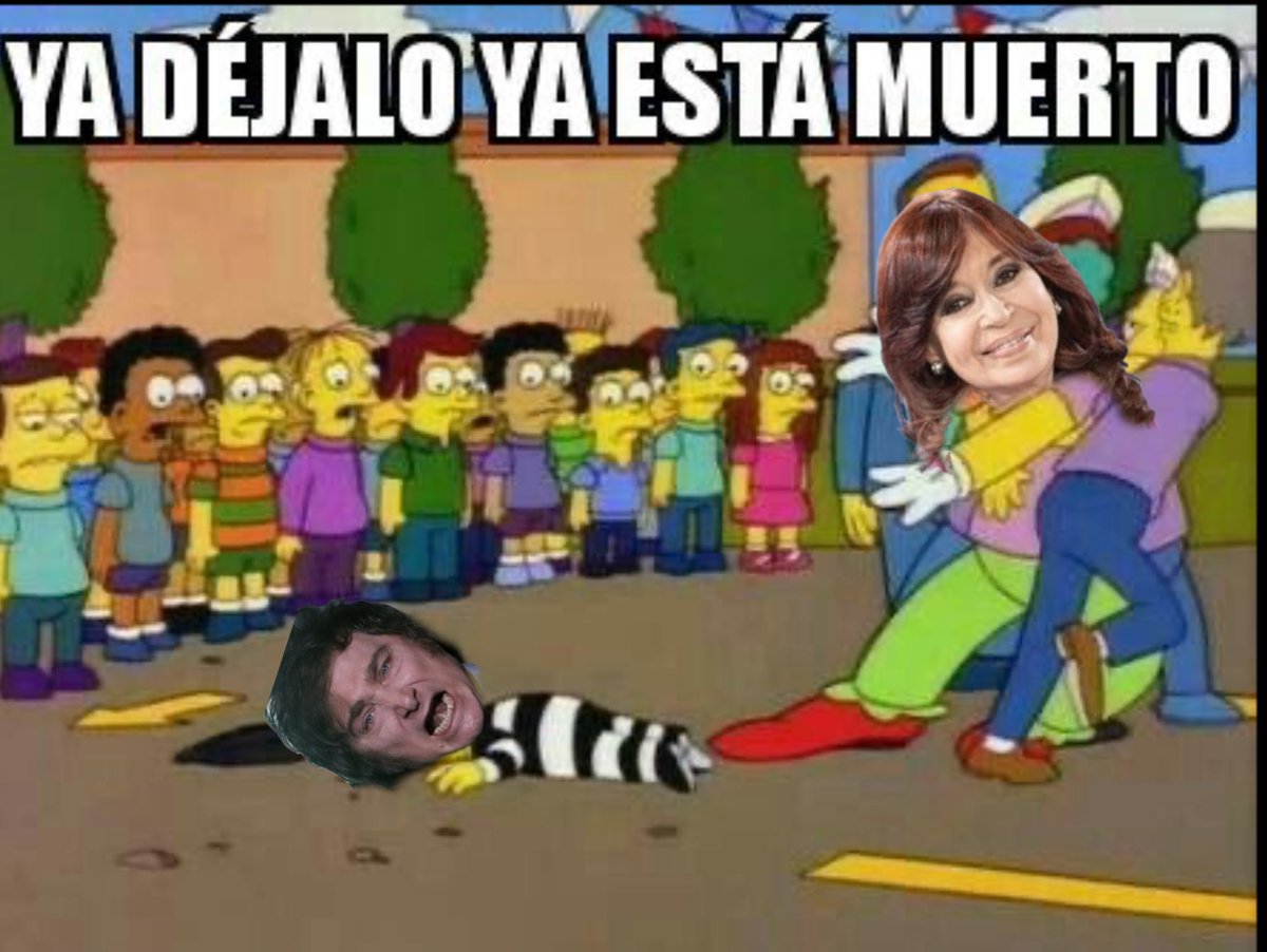 <a href="/CFKArgentina/">Cristina Kirchner</a> Hoy sí que es 100% este meme. Está muerto y enterrado.