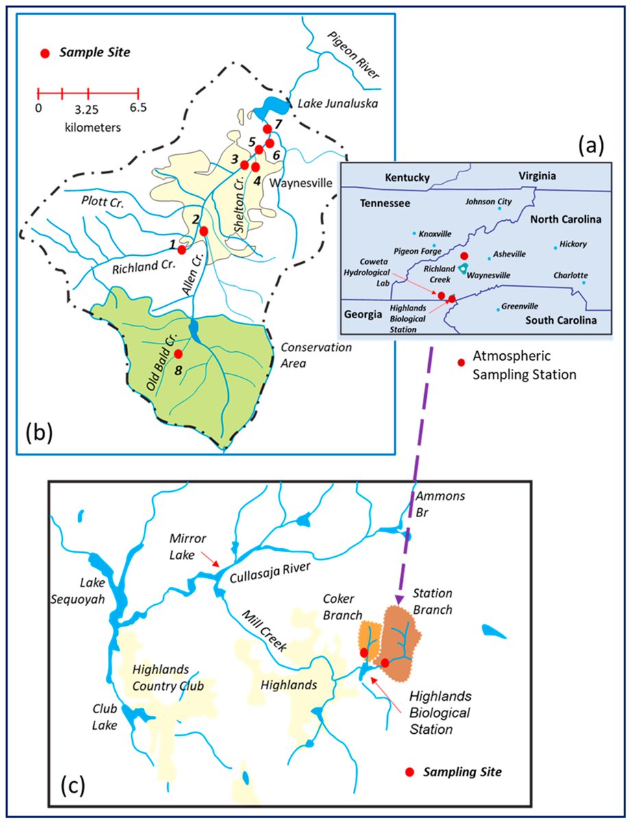 #OpenAccess

📖 "Temporal and Spatial Variations in Microplastic Concentrations in Small Headwater Basins in the Southern Blue Ridge Mountains, North Carolina, USA"

👉 mdpi.com/2076-3298/11/1…

#microplastics #freshwater #atmospheric_deposition #abundance