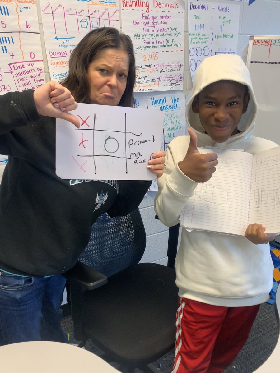 ❌ 🅾️ When the Math Interventionist gets beaten by a 5th grade mathematician… 👍🏽👎🏽 #equalpartsmatter 🍕❤️
