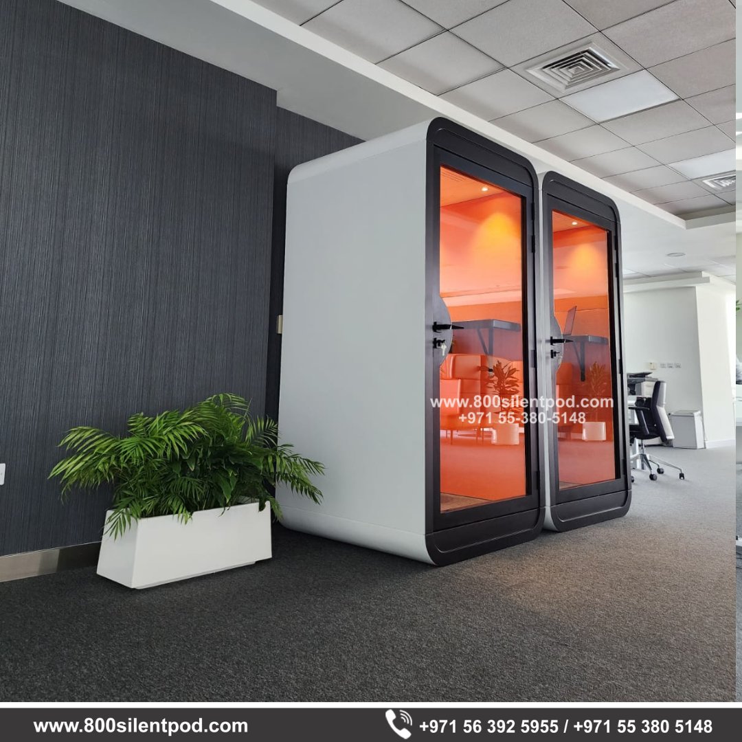 800silentPod's tweet photo. Take a look at these 2- Single Silent Pods (#SPods) with a sleek white exterior & vibrant orange interior—designed & installed by SilentPod in #AbuDhabiCity, UAE.
Call us now to Book Your #SilentPod: +971 56 392 5955
#Singlepod #UAE #Officepod #acoustic #Dubai #Soundproof https://t.co/OnkeuXwVKf