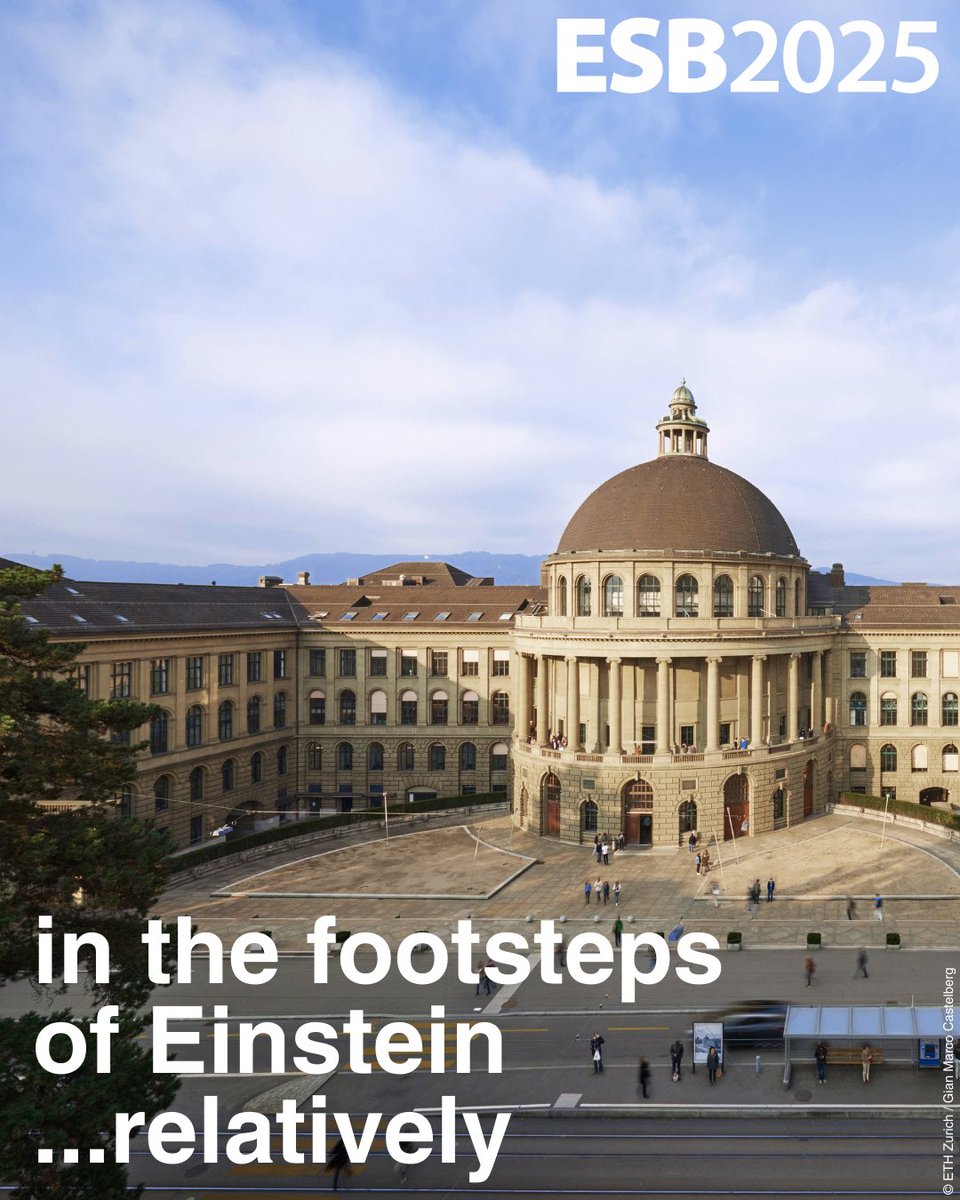 ESBiomech_Congress (@esb_congress) on Twitter photo 🎓 Fun Fact: Albert Einstein was a student & professor at ETH Zürich! Walk in his footsteps and join us for ESB 2025 on 6-9 July!
🔗 Register: esbiomech2025.org/registration/
#ESB2025 #ETHZürich #Biomechanics #AIinBiomechanics 🎓 Fun Fact: Albert Einstein was a student & professor at ETH Zürich! Walk in his footsteps and join us for ESB 2025 on 6-9 July!
🔗 Register: esbiomech2025.org/registration/
#ESB2025 #ETHZürich #Biomechanics #AIinBiomechanics