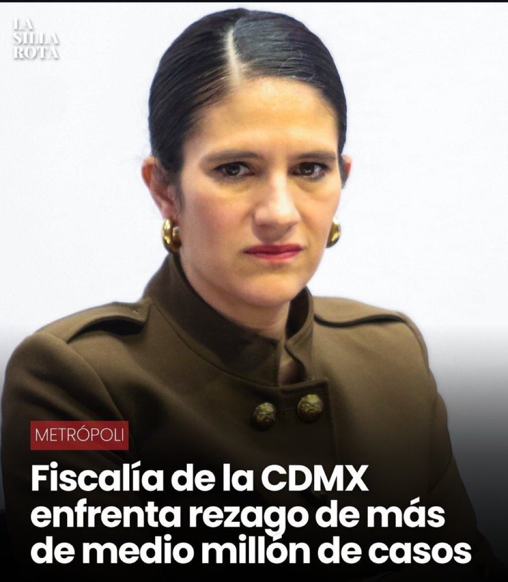 ¿Cómo es que la <a href="/FiscaliaCDMX/">Fiscalía CDMX</a> tiene un rezago de más de medio millón de casos y la carpeta de la grafóloga sé judicializó en flash? Además retrasa las audiencias a su antojo manipulando el sistema de justicia 
¿De que PRIVILEGIOS goza?

<a href="/BerthaAlcalde/">Bertha Alcalde Luján</a> <a href="/MagRafaelGuerra/">Rafael Guerra Álvarez</a> <a href="/CitlaHM/">Citlalli Hernández Mora</a>