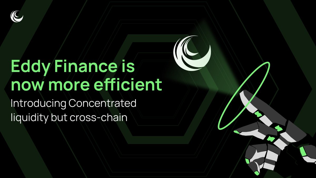 🚀 Eddy Finance just got a major upgrade 🚀

We're bringing Concentrated Liquidity to Cross-Chain DeFi

📈more capital efficiency
📈Non-Fungible Liquidity
📈better yields across multiple chains.

Liquidity providers, it's time to optimize! ⚡🌊

go to: app.eddy.finance
